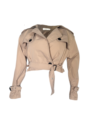PTJ4037120000 chaqueta caqui con mangas largas