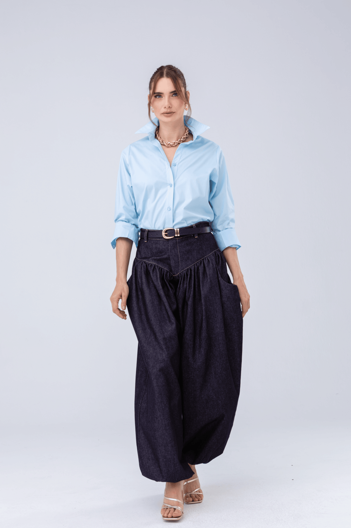 PTJ00010 pantalón con bolsillos