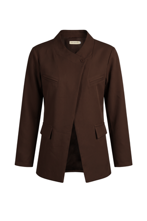 PTJ004912 pantalón arena con blazer café