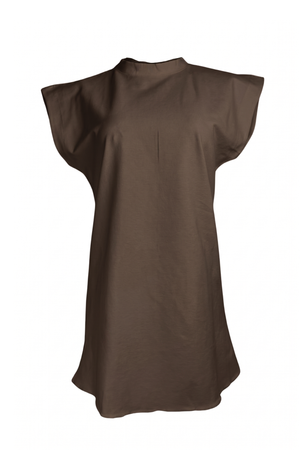 PTJ00522000 vestido corto color café