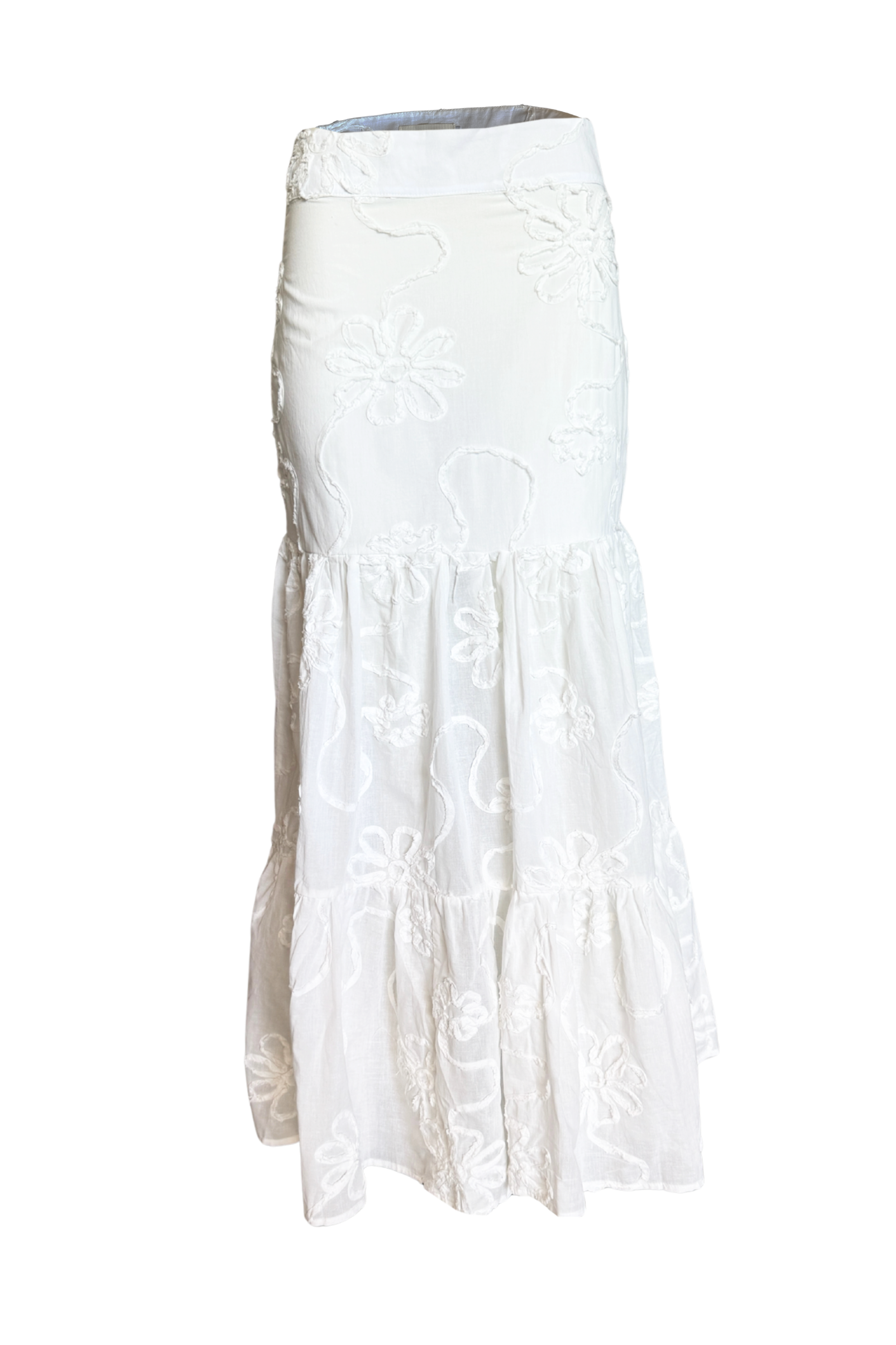 PTJ008101 falda larga con textura y boleros