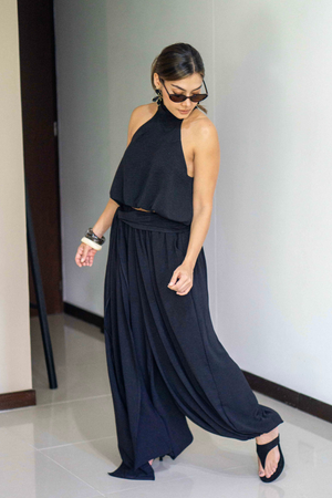 PTJ0082120 pantalón aladino color negro
