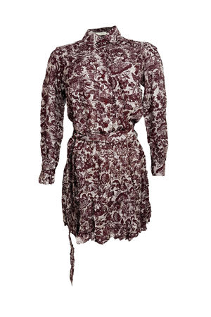 PTJ1023000 vestido vinotinto