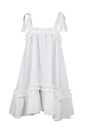 PTJ107809 vestido corto con lazos