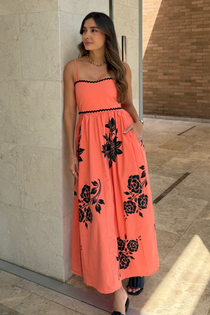 PTJ119110 vestido largo con tiras