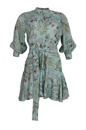 Vestido Corto con manga larga Mia