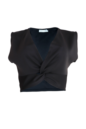 Hermosa blusa con escote profundo