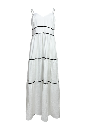 PTJ14003 vestido largo de tiras