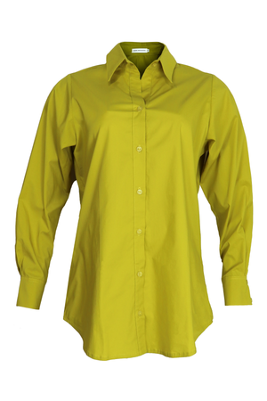 camisa manga larga color limon