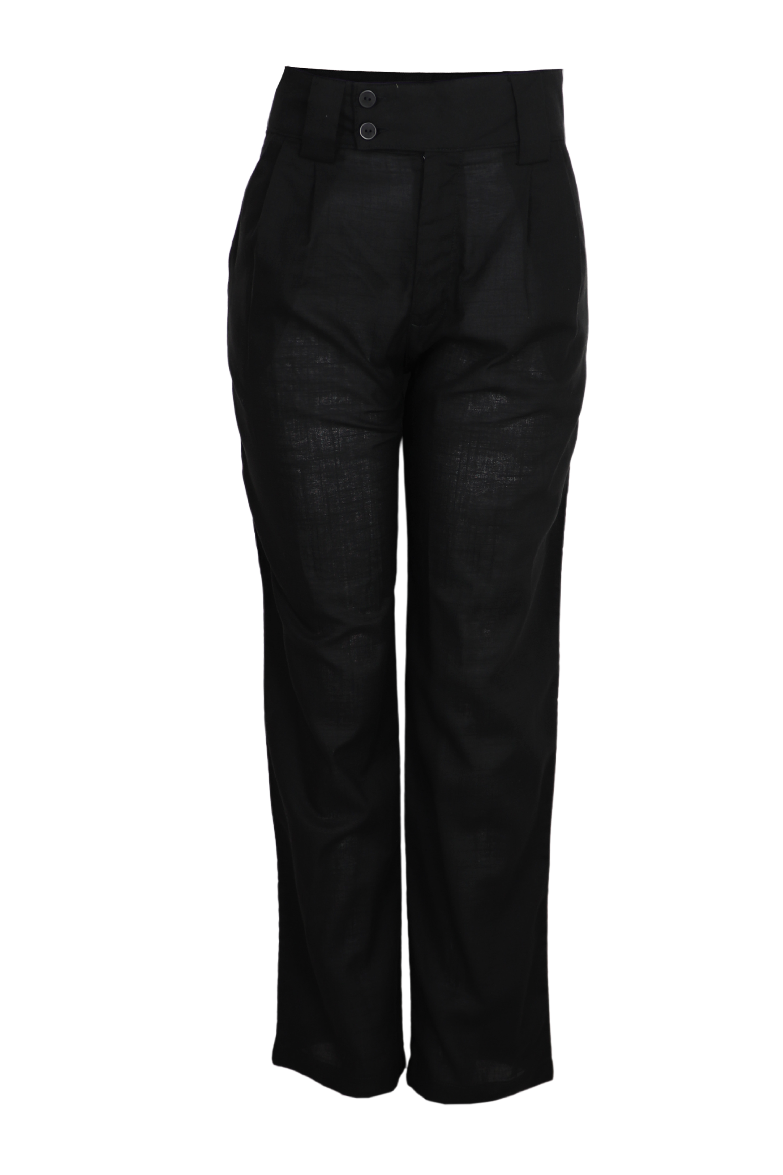 Hermoso pantalón con pretina ancha color negro