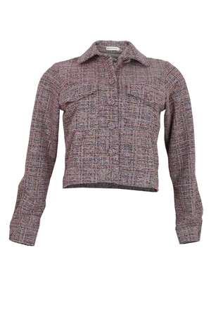 Hermosa chaqueta de tejido de punto