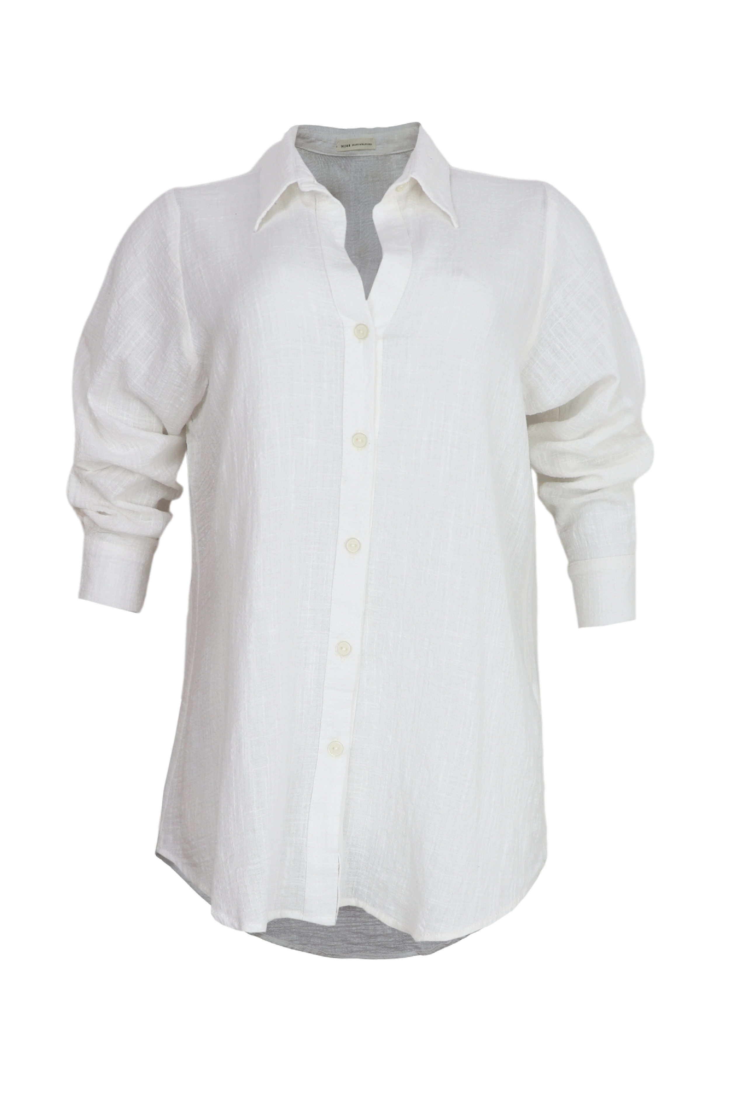 Camisa manga larga delicate color blanco