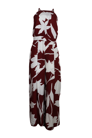 Enterizo con estampado Maffe color vinotinto