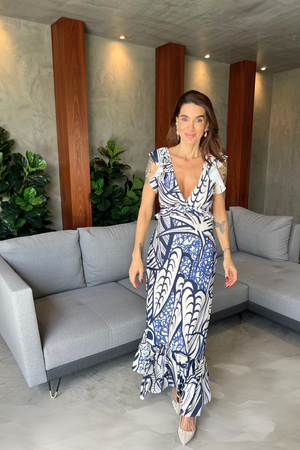 Vestido con boleros Isadora