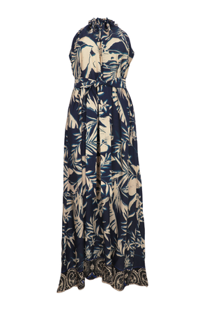Encantador vestido cuello halter Mera