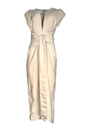 PTJ253930 vestido largo con lazos