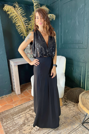 blusa de lentejuelas elianis