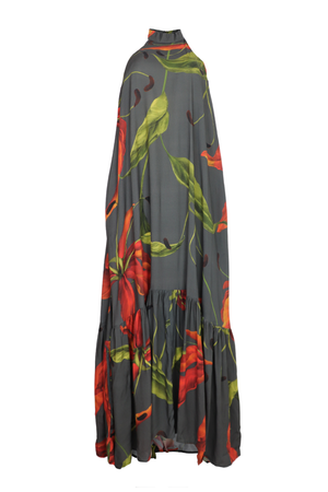 PTJ261429 vestido estampado cuello halter Camille
