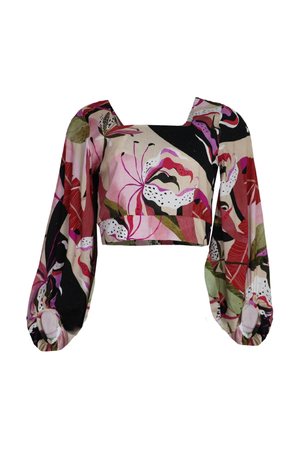 PTJ263929 blusa manga larga con estampado