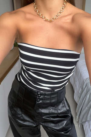 PTJ269401003 blusa de rayas