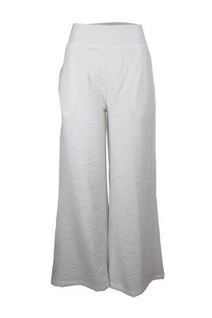 PTJ270230 pantalón resortado blanco