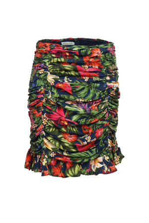 PTJ2706 falda estampada de flores
