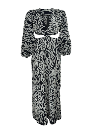 PTJ2722010 vestido blanco y negro