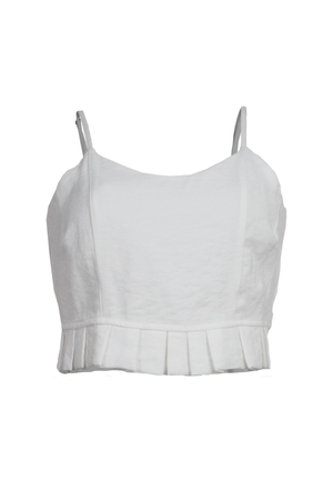 PTJ2723300 blusa de tiras blanca