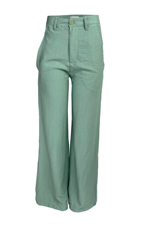 PTJ278629 pantalón fresco verde