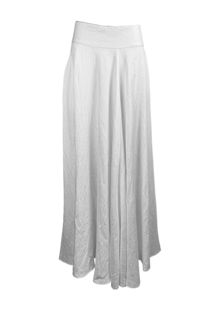 PTJ283129 falda amplia y larga color blanco