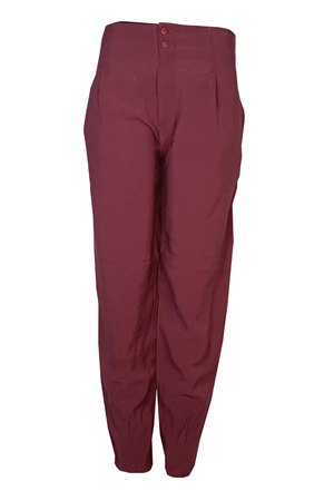 PTJ286730 pantalón vinotinto tipo baggy