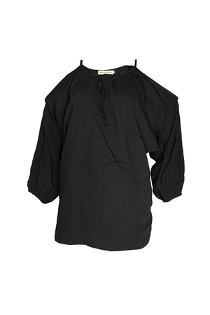 PTJ2972290000 blusa de tiras color negro