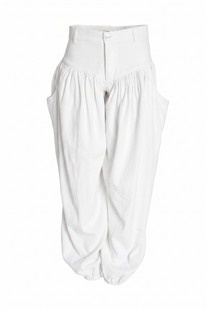 PTJ3053 pantalón verde con botones