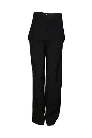 PTJ30610000 pantalón con brillos y bolsillos