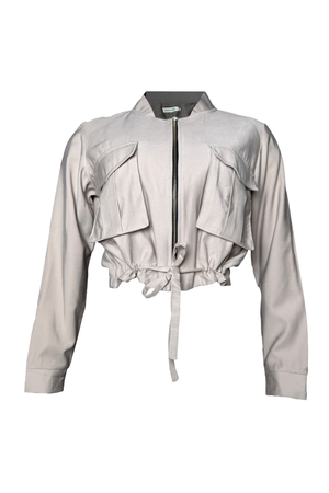 PTJ30682900 chaqueta con bolsillos para mujer