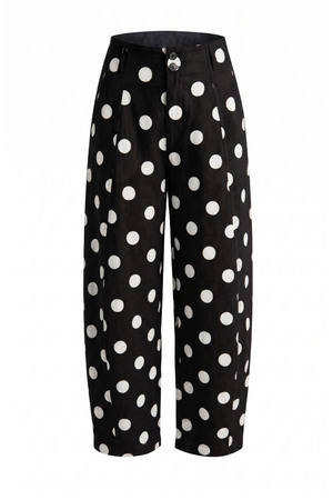PTJ316312 pantalón con bolsillos y tela de puntos
