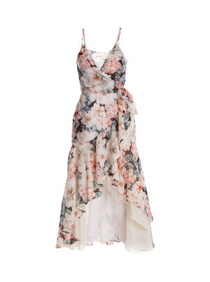 vestido rosa con cintuón