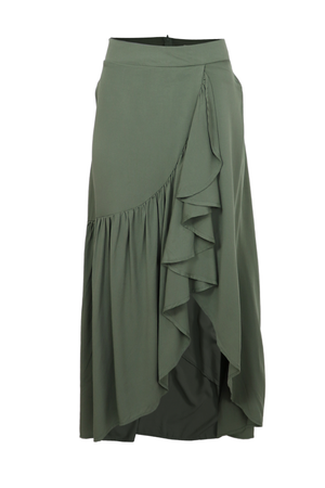 PTJ045300-Falda-Claudia-VERDE-OLIVA