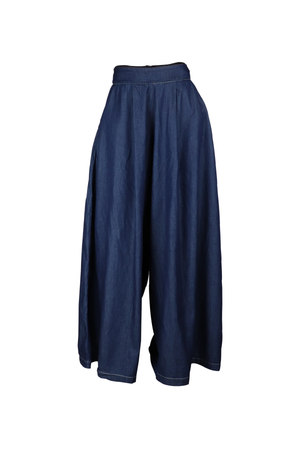 pantalón en índigo para mujer