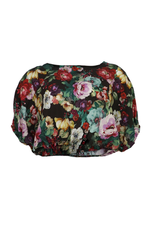 Blusa manga rodada con hermoso estampado