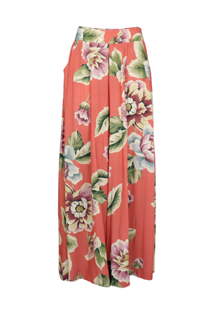 Pantalón coral estampado