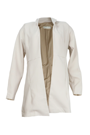 Blazer color arena para mujer