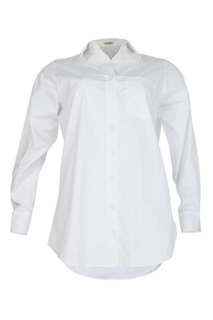 Blusón blanco con manga larga
