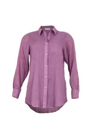 Camisa para mujer de color uva