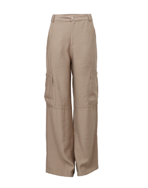 pantalón cargo beige