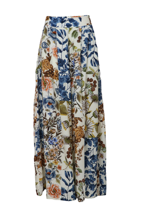 Pantalón estampado beige