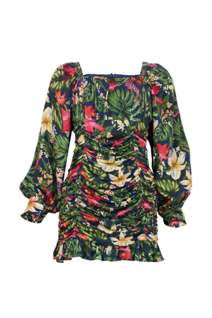 Vestido drapeado para mujer