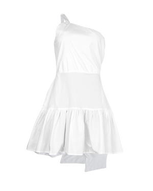 Vestido corto blanco