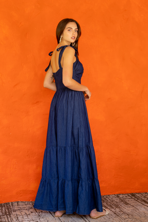 vestido largo para mujer