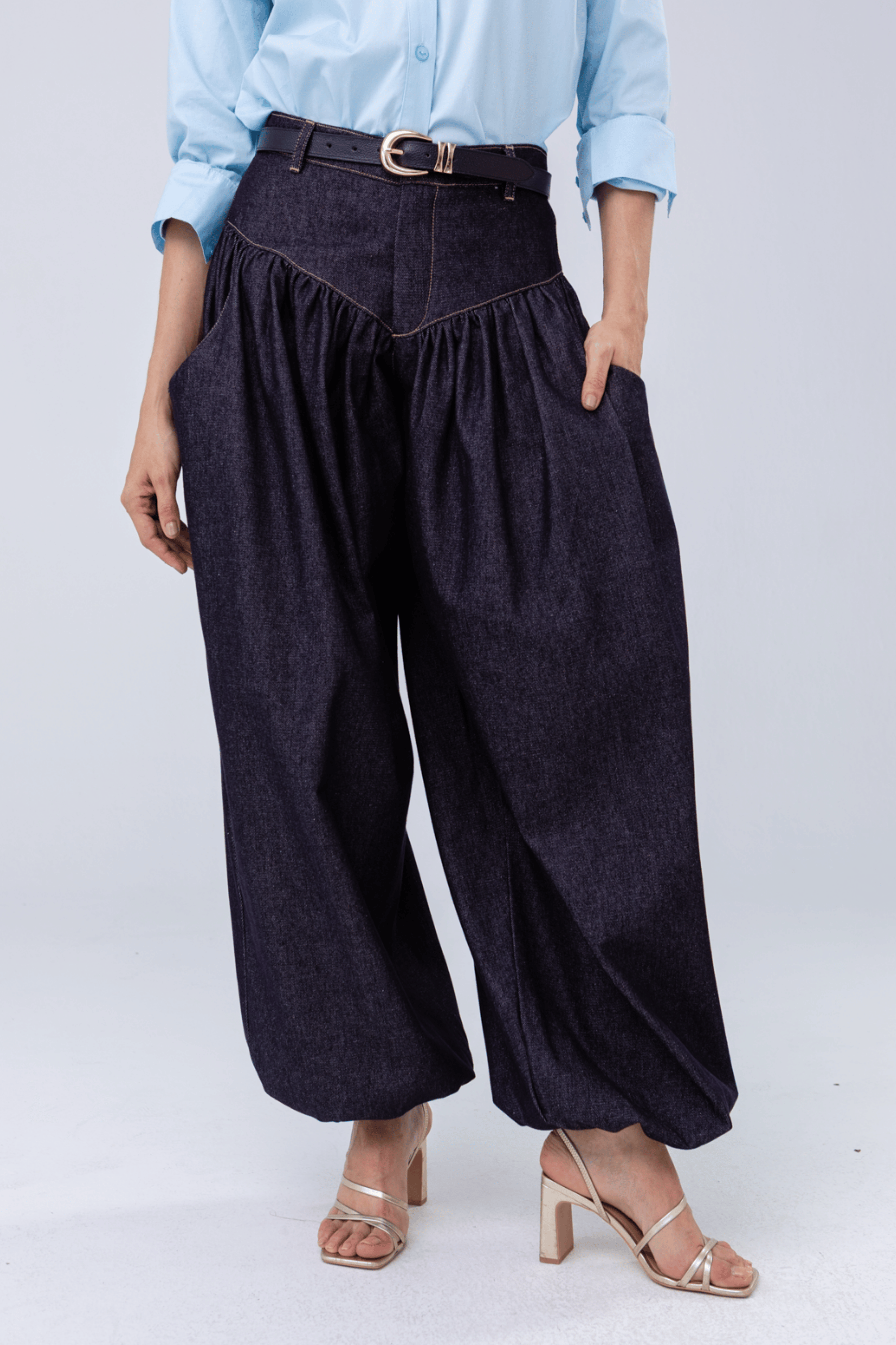 PTJ00010 pantalón con bolsillos